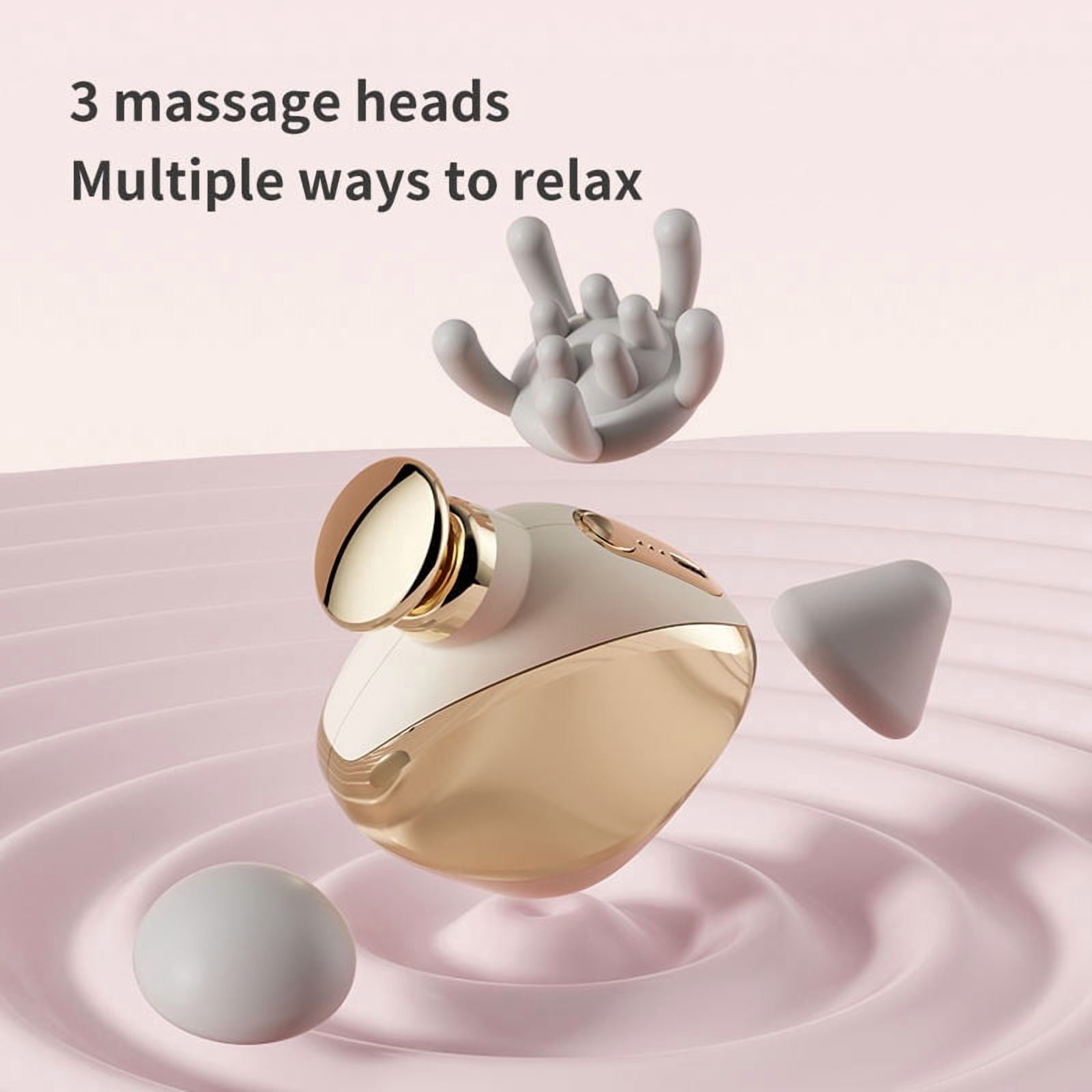 Mini Size Brushless Motor Massage Gun High Power Vibration Deep Tissue Massager for Post-Sports Muscle Recovery & Pain Relief