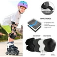 thumbnail image 5 of Kids Protective Gear for 3-8 Years Toddlers, Knee Elbow Pads with Wrist 3 in 1 Sports Gear Set for Bike, Cycling, Skateboard, Black, 5 of 9