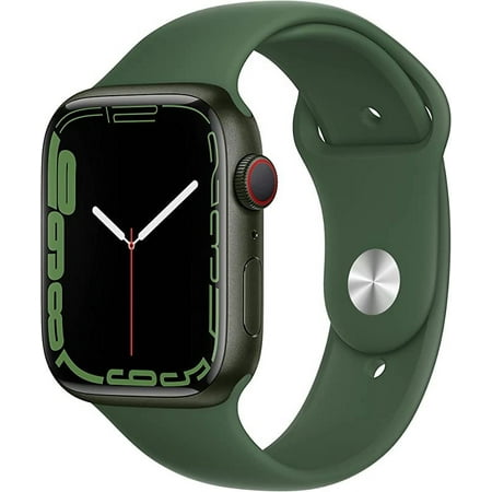 Pre-Owned Apple Watch Series 7 45MM Green - Aluminum Case - Clover Sport Band (Refurbished Grade B)