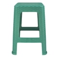 thumbnail image 3 of Banco tipo Rattan Cuadrado Bergmann Bali 4 Bancos de plástico apilables Color Verde, 3 of 3