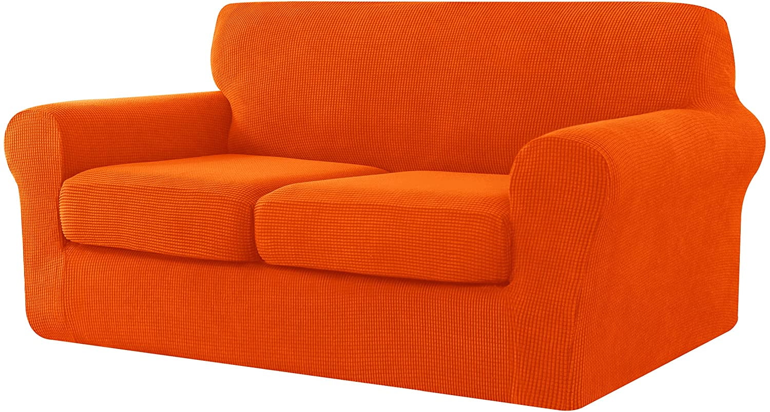 CHUN YI Sofa Cover with Separate Cushion Slipcover Stretch Checks