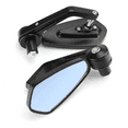 thumbnail image 3 of 2 Pz Espejos Moto Deportivos Racer Motocicleta Negro, 3 of 5
