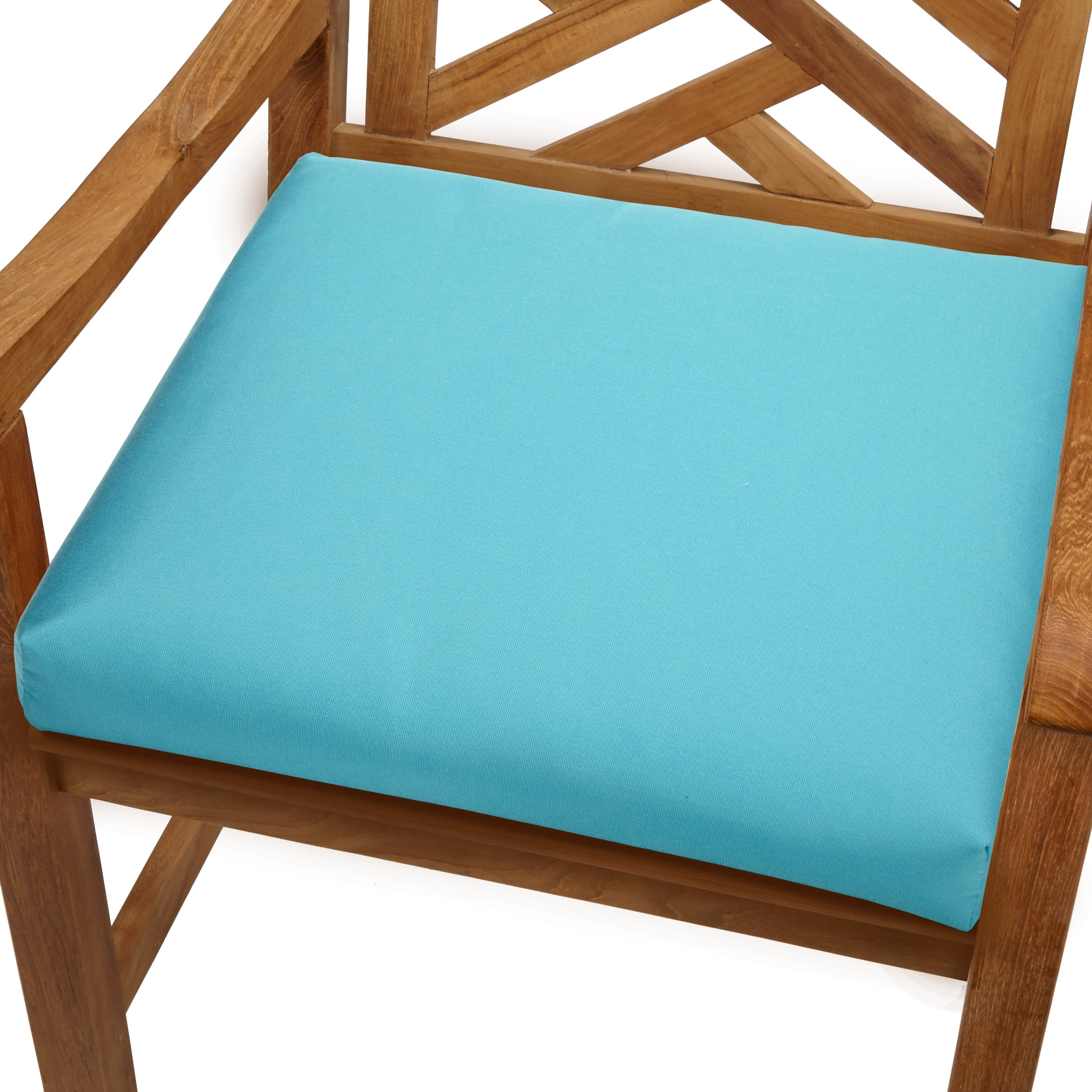 Humble and Haute Bristol 19inch Indoor/ Outdoor Aruba Blue Chair