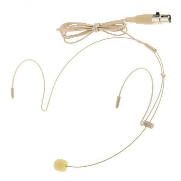 Auriculares profesionales con gancho para oreja, micrófono con diadema de , micrófono condensador de captación vocal, 2 piezas, CUTICAT Micrófono de auriculares de 3 pines