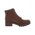 thumbnail image 3 of SOUL Naturalizer Womens Nailah Faux Leather Lugged Sole Combat & Lace-up Boots, 3 of 3