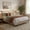 Camel#1, variant on King Size Adjustable Bed Base, Simple Modern Camel Plush Soft Bed Comfortable Backrest Bedroom Bed,King, Camel Bed Frames,Wood+Fabric Platform Bed Frames