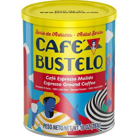 Café Bustelo Espresso Ground Coffee, Dark Roast, 10-Ounce (Best Coffee Espresso Combo)