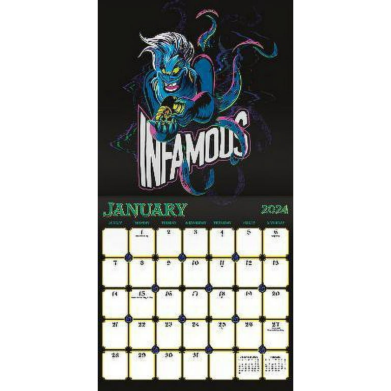 Trends International 2024 Disney Villains Wall Calendar - Walmart.com