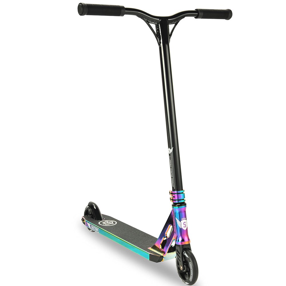 Longway Sector Neo Chrome Pro Stunt Kick Scooter Anodized Aluminum BMX
