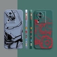 thumbnail image 4 of Case For VIVO IQOO 5 7 8 9 10 11 Pro 5G Z6 Z7 NEO3 5 5S 6 7 Colour Simple Liquid Silicone Case Marvel Iron Man Comics, 4 of 5