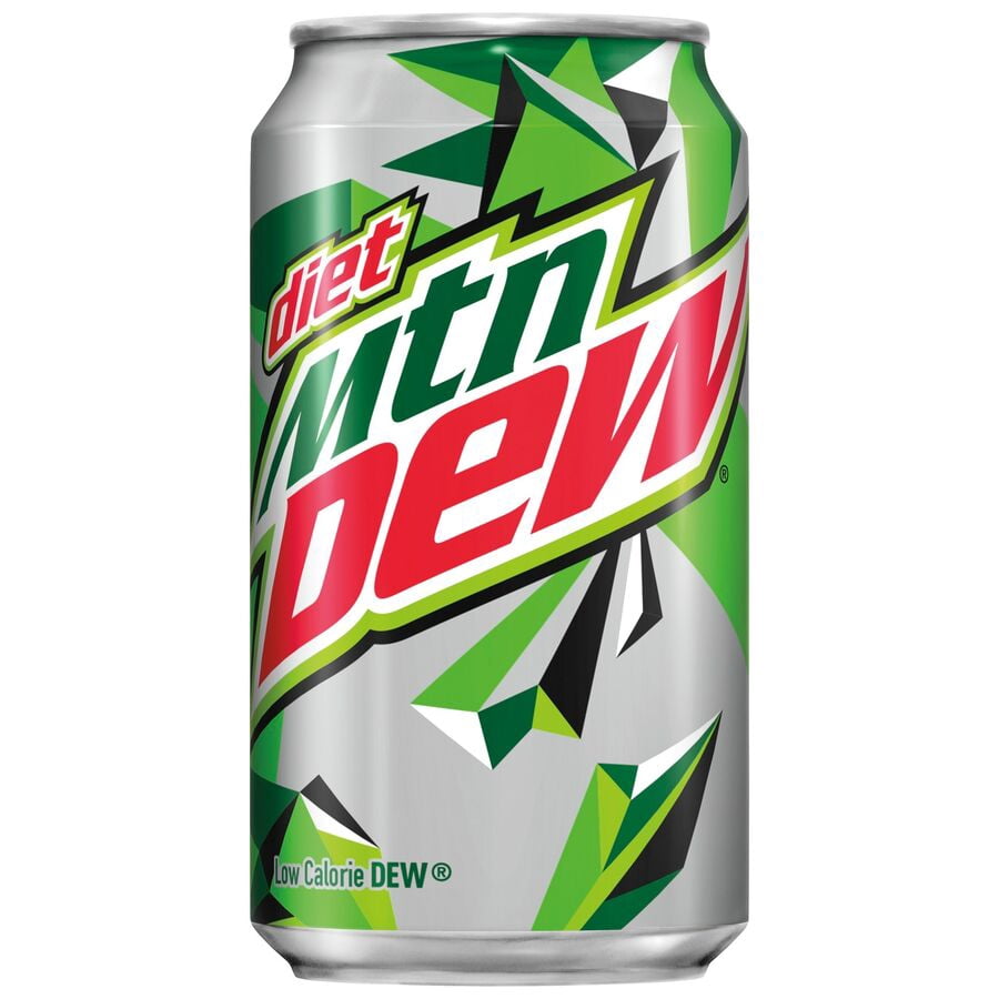 Diet Mountain Dew Soda Pop, 12 fl oz, 6 Pack Cans