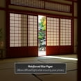 thumbnail image 4 of Red Lantern 7 ft. Tall Zen Shoji Sliding Door Kit (Double - Sided) - Rosewood, 4 of 8