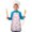 Geometric Flower and-2, variant on Geometric Flower and Sunburst Gray Teens Aprons, Adjustable Neck Strap, Toddler & Teens Aprons for Cooking & Baking, 19x23.6 Inches