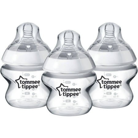 Tommee Tippee Closer to Nature 5 Ounce Bottle, BPA Free, 3 ct