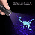 thumbnail image 3 of Lámpara Linterna  Bloosom Táctica Luz Negra Uv Ultravioleta Campismo Negro, 3 of 4