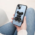 thumbnail image 5 of SOATUTO Cool Bear Shockproof Clear Phone Case Cover 3D Bear Luxury For iPhone 13 6.1 inch - Black, 5 of 6