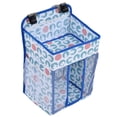 thumbnail image 3 of Organizador de pañales para cuna, bolsa de almacenamiento de pañales multifunción colgante para cama de bebé de algodón, bolsa de almacenamiento colgante para cuna, uso conveniente, 3 of 13