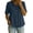 A1 Navy, variant on Boho Linen Shirts for Women Babydoll Shirts Empire Waist Peplum Tops Work Clothes for Women Flowy Clothes Tunic Clothes Pullover Solid Color Lightweight Fabric Gauze Blouses Peasant Blouses