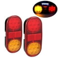 thumbnail image 2 of Tail Light  Led Taillight  Led License Lamp  Brake Tail Light 12V Universal Bright LED Taillight Tail Lamp With License Plate Light For Trailer Bus RV, 2 of 8