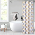 thumbnail image 7 of Bath Shower Curtain for Bathroom Scandi Leaf Design Fabric Shower Curtain Curtain for Bathroom Showers and Bathtubs 54" x 78" Inches Yellow, 7 of 7