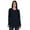Dark Navy Blue, variant on Inkmeso Tshirt With Buttons Jersey Tee Long Sleeve Top For Women