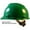 Dark Green, variant on MSA V-Gard Cap Style Hard Hats with Swing Suspensions Dark Green Color