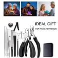 thumbnail image 2 of Baweave Thick Hard Nail Clipper Set  Nail Care Tool  Large Nail Clippers  Toenail Clippers  Set  Nail Care Tools  Nail Care  Nail Clipper For Seniors  Men‘S Nail Clipper Kit  Toenail Clip, 2 of 5