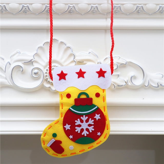 Mochila Xihbxyly con Calcetines Navideños Bolsa de Regalo Pequeña