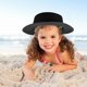 thumbnail image 3 of Sombrero De Paja Para Mujer Para Verano, Sombrero De Ala Ancha Para El Sol, Circunferencia De 22,83 Pulgadas, Ligero, Amplia Aplicación, Fácil De Llevar, 3 of 7