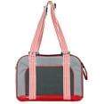 thumbnail image 3 of Pet Life ® 'Candy Cane' striped Fashion Designer Travel Pet Dog Carrier, 3 of 6