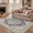 AR1005-O1DEEPBULE, variant on KUETH Modern Area Rug 3x5 Non Slip Hallway Runner Rug, Low Pile Machine Washable Rugs for Entryway, Hallway, Kitchen and Corridor, Light Taupe Brown