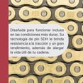 thumbnail image 4 of Cadena para motocicleta D.I.D. 520DZx116L dorado, 4 of 7