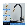 thumbnail image 2 of Kitchen Faucet, 360° Rotatable Kitchen Mixer Tap, Black Kitchen Mixer Tap with 2 Modes, High Pressure Kitchen Faucets, Kitchen Mixer Tap with Spray, 2 of 5