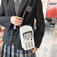 thumbnail image 3 of Funny Shoulder Bag Mobile Phone Shape Purse Messenger Bag With Chain Crossbody Cartoon Handbag Multi-color Optional, 3 of 5