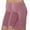 Pink, variant on Women’s Elastic Waist Summer Solid Casual With Outing Half Shorts Pants Jogger Sweatpants (Black,L)