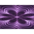 thumbnail image 1 of Ahgly Company Indoor Rectangle Patterned Dark Purple Area Rugs, 4' x 6', 1 of 6