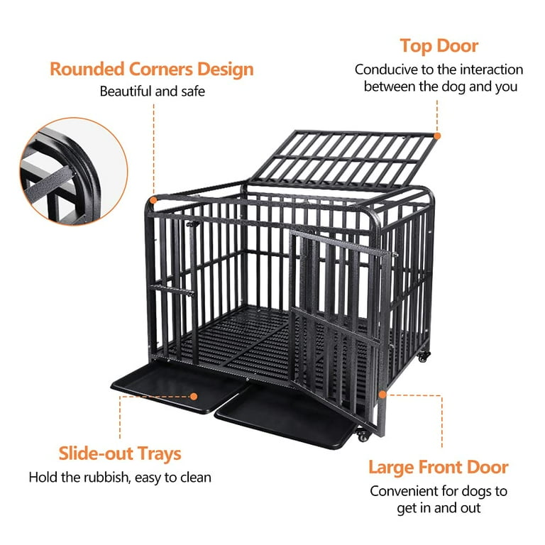 46 top dog crate