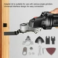 thumbnail image 3 of Angle Grinder Converter, Easy Connection Strong Tungsten Steel Strong Compatibility Oscillating Tool Blade Portable  for Metal for Cutting, 3 of 7