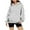 White Sweatshirts for Winter, variant on XPMWRP Women's Polka Dot Printed Oversized Hoodie Sweatshirt Loose Comfortable Pullover Long Sleeve Crewneck Casual Sweatshirt with Pockets Pink XXL