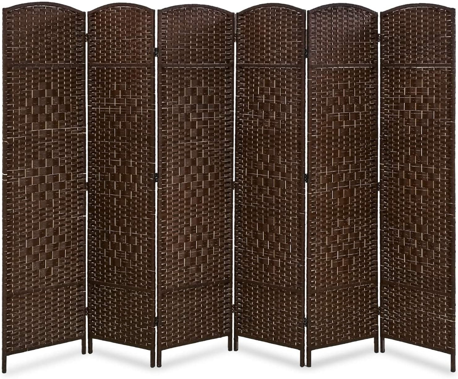 Dkeli Room Dividers and Folding Privacy Screens 6 Panel Portable