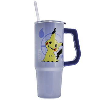 Zak Designs 18oz Jurassic Park Kids Straw Handle Gray Tumbler