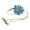 Blue, variant on Elegant Multi Flower Pattern Bracelet Designed For Chic And Casual Looks