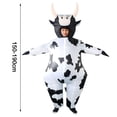 thumbnail image 3 of Disfraz inflable de vaca YONGSHENG para Adultos accesorio de Halloween tamaño 150-190 CM, 3 of 5