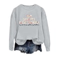 thumbnail image 2 of Fgnfyis Women's Crewneck Sweatshirts for Women with Canned Food Festival Print Casual Loose Fit for Women Light Gray S, 2 of 4