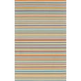 thumbnail image 2 of Mark&Day Outdoor Area Rugs, 2x3 Triton Modern Indoor/Outdoor Blue Orange Area Rug (2' x 3'), 2 of 8