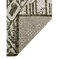 thumbnail image 5 of Unique Loom Outdoor Bohemian Collection Area Rug - Anthro (9' x 12' Rectangle Green/Ivory), 5 of 6