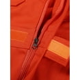 thumbnail image 6 of inhzoy Mens One Piece Work Jumpsuit Long Sleeve Zip-Up Mechanic Workwear Coveralls Orange XL, 6 of 9