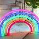 thumbnail image 5 of Luz de neón del arco iris, luz de neón del arco iris LED para la decoración de la pared, para el dormitorio, lindo letrero LED colorido del arco iris para la habitación de las niña, 5 of 5