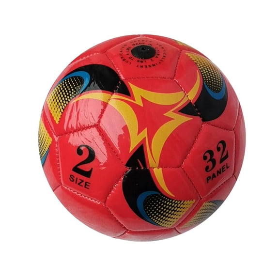 KRONDO Toddler Mini Soccer Ball - Size 2 Blue PU Leather for Skill Development, Active Play, 1pc