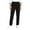 a-Black437105, variant on Women's Casual Pants Solid Color Corduroy Tapered Pants Elastic Waisted Trousers With Patch Pockets For Casual Everyday Style Casual Pants